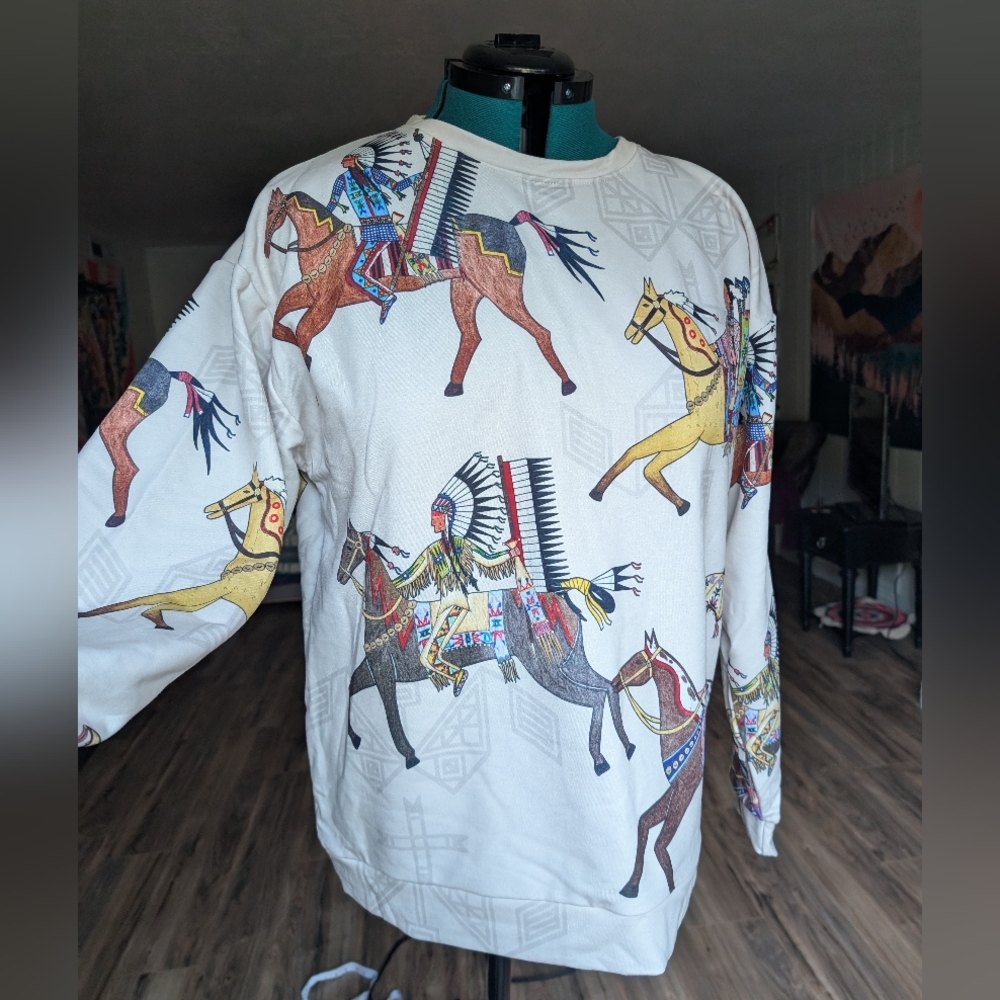 Lauren Good Day Parade riders crewneck